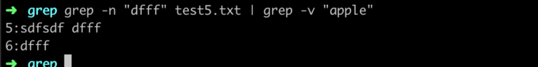 grep not include