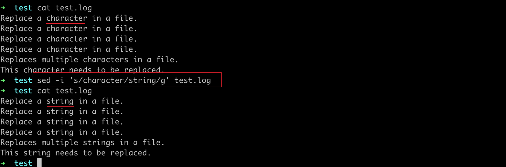 grep command in linux